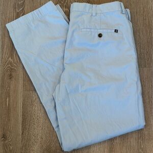 Brooks Brothers 346 Advantage Chinos Pants Mens 36x32 Light Blue Lightweight